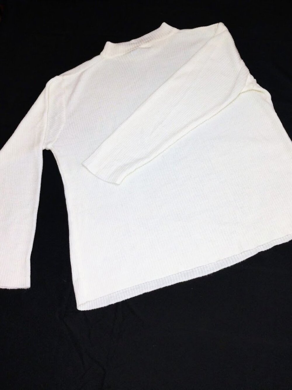 Vintage Jason Maxwell Woman Knit Top Sweater 2X Cream Off-White